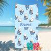 Customizable personalized beach towels Max and Ruby themed designs.Suitable for the beach, yoga, sports;ideal as beach accessories