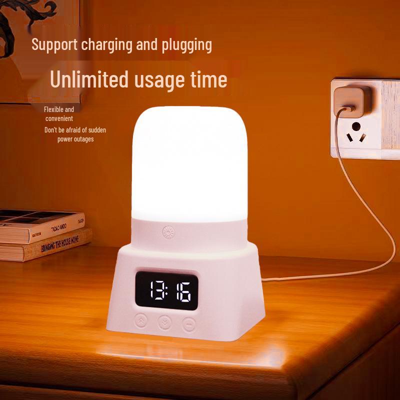 Красная светодиодная лампа 670 нм - с USB-зарядкой, сенсорным диммированием, для сна, йоги и релаксации