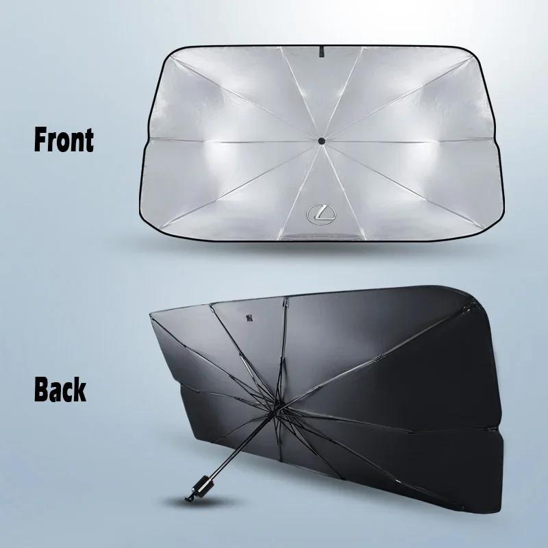 ZAG1 2026 Hot Interior Stickers Car Heat Insulation Covers Sunshade Umbrella Auto Accessories For Lexus RX300 RX450 EX300h IS200 IS25