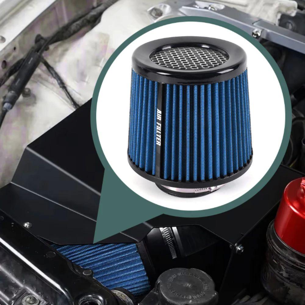 Universal Air Intake Filter Sport Power Mesh Cone Air Filter High Flow Filter Engine Pipe