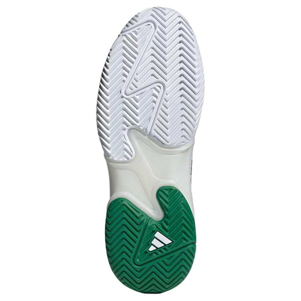 Adidas Barricade 13 Anti Slip Wear Resistant Low Top Tennis Shoes Men's White Green Sneakers JP7237
