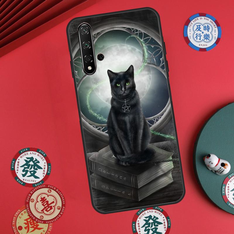 Волшебный кот Ведьмы Для Huawei Nova 11 Pro 9 10 SE Y70 Y60 Y90 Y61 Y91 Y73 Y72 12s 12i 11i 8i P30 P40 Lite Чехол