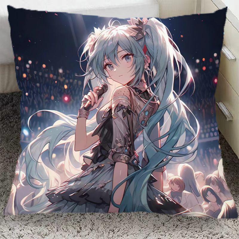 Периферия Hatsune Miku Двумерная подушка Общежитие Анимация Подушка для спальни Подушка для дивана в гостиной Подарок на день рождения