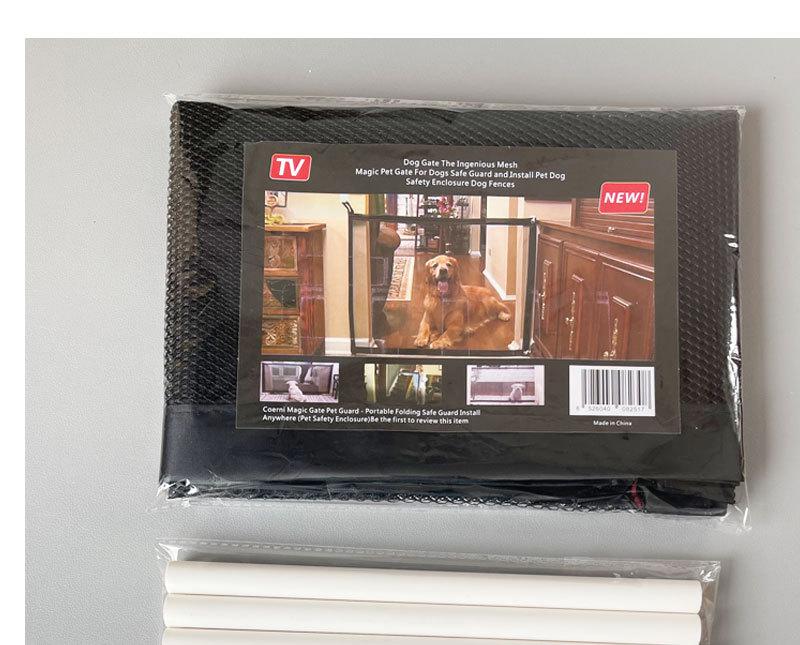 Изготовленный на заказ забор и дверь для собаки: Легкая сборка, Безопасная изоляционная сетка, Дверной барьер без сверления для домашних животных