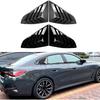 DYXN Автостайлинг Жалюзи на заднее стекло Совместимо с BMW 430i 430d M440i M440d I4 2021-2025 Спойлер-тент на заднее треугольное окно(Углеродное волокно)