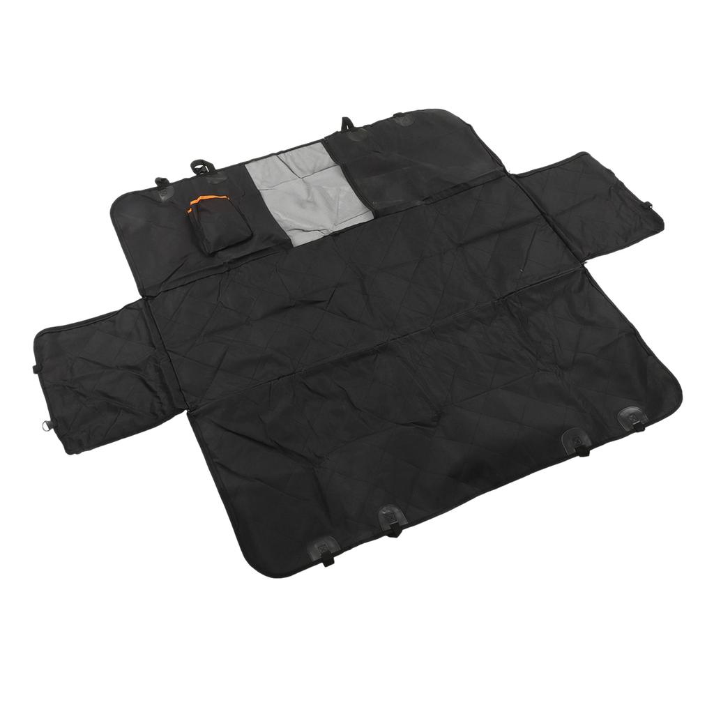 Dog Car Seat Cover Waterproof Oxford Cloth Breathable Comfortable Pet Car Hammock Black