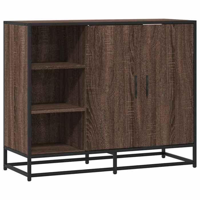 VidaXL Buffet Brown Oak 92x35x76 Cm Engineered Wood 849023