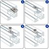 20pcs/bag Quality Stainless Steel European Standard Aluminum Profile Fasteners Reliable Connection Stable Structure Slider Nuts