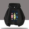 Autumn Winter Skateboard Cool Print 7-13Y Children's Hoodie Warm Girl Casual Top Kid Casual Clothes Boy Sportswear Sweatshirt