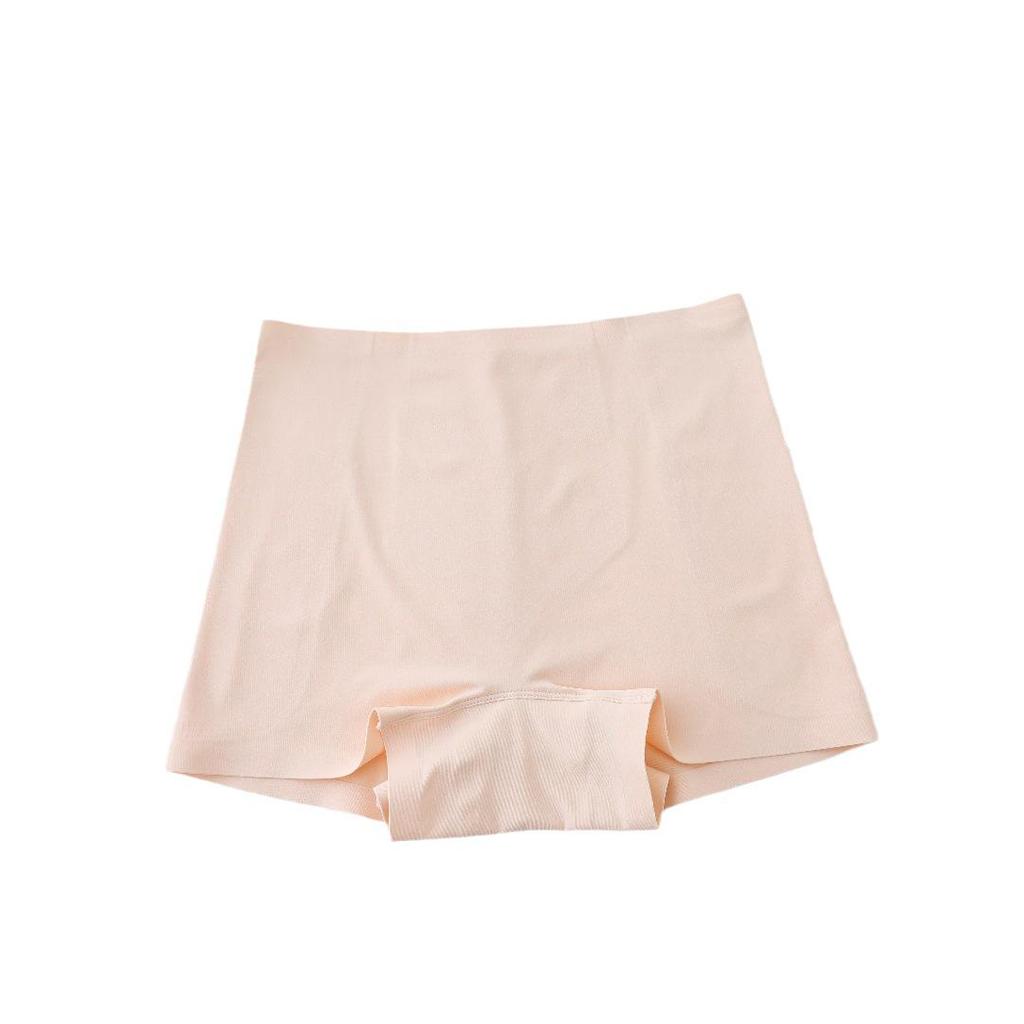 Women's Seamless Hip-Lifting Pants with Faux Buttock Pads - Peach Hip Safety Underwear