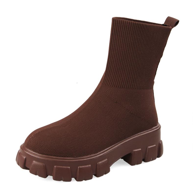 2024 Новая Повседневная Обувь Женские Кроссовки Тренеры Однотонные Женские Кроссовки Слипоны Носки Женская Обувь Женские Балетки