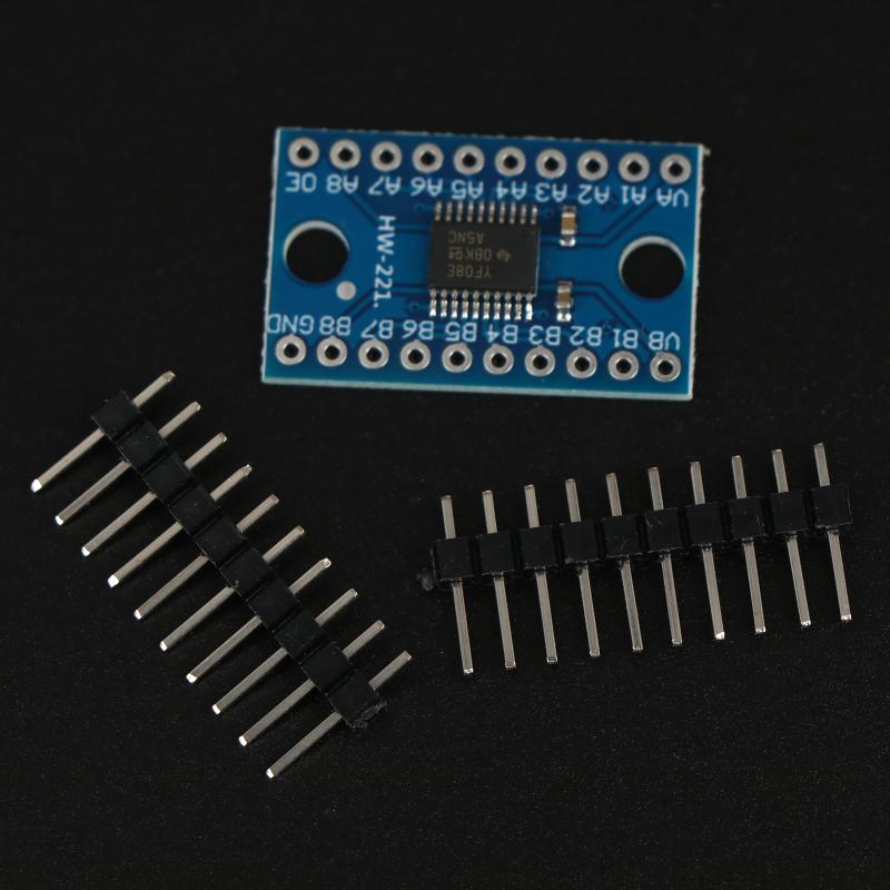 Txs0108E 8-Channel Logic Level Converter Converter Dc 3.3V 5V Ttl Bidirectional Interconverter Module