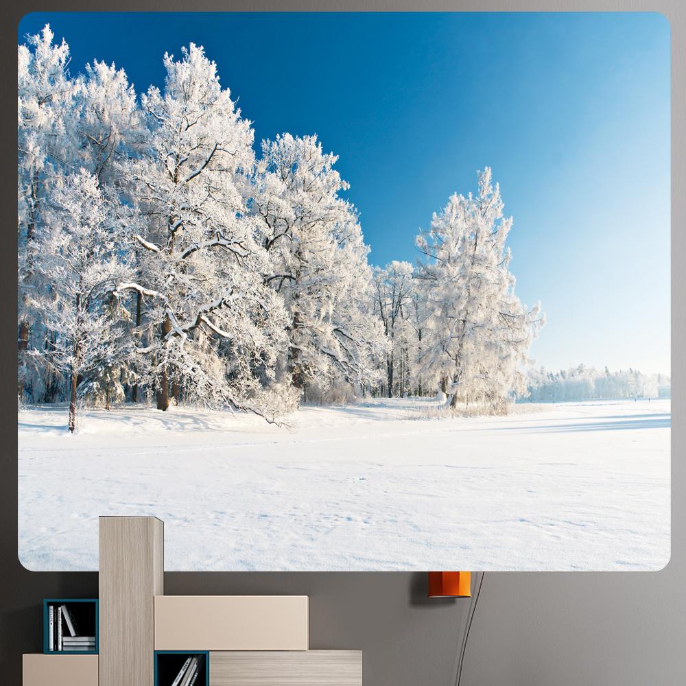 Лес Снежная сцена домашнее художественное украшение гобелен богемная психоделическая сцена настенное украшение для спальни