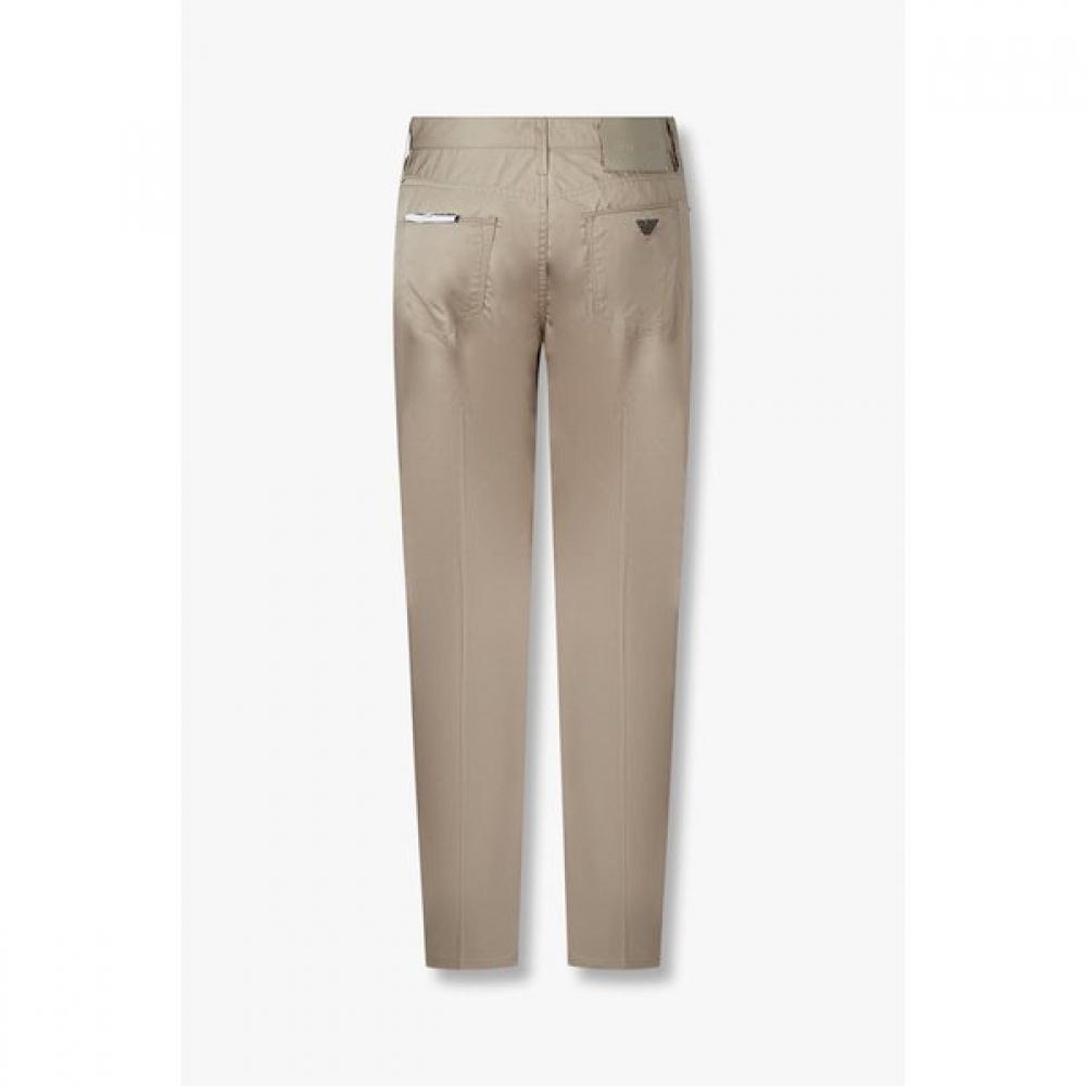 Emporio Armani Мужские брюки S с низкой талией, зауженные A515106009