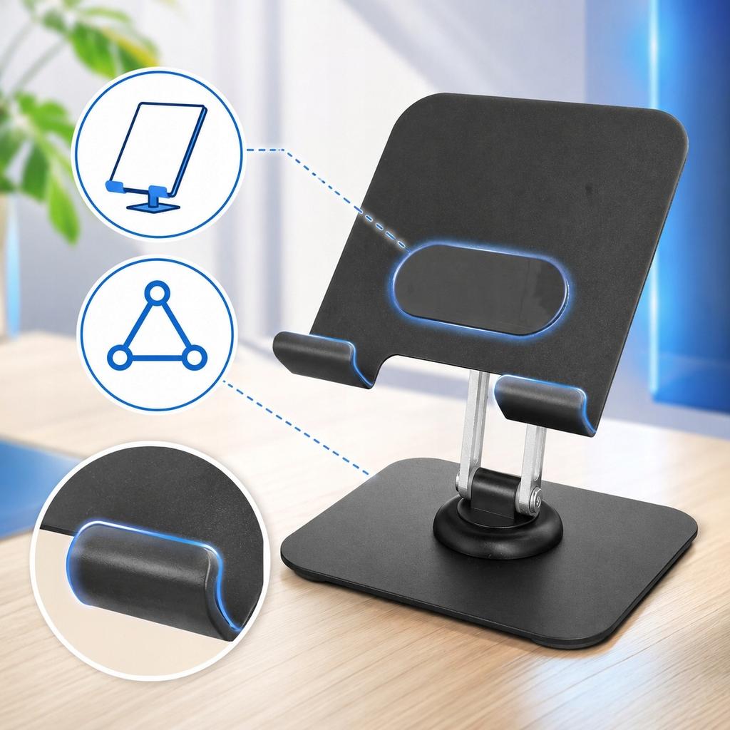 [PACZA] Tablet stand, holder, t-ballet stand, smartphone, swivel O279