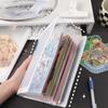 20/40 Pages Landscape Sticker Storage Book Transparent A5 File Folder  Students