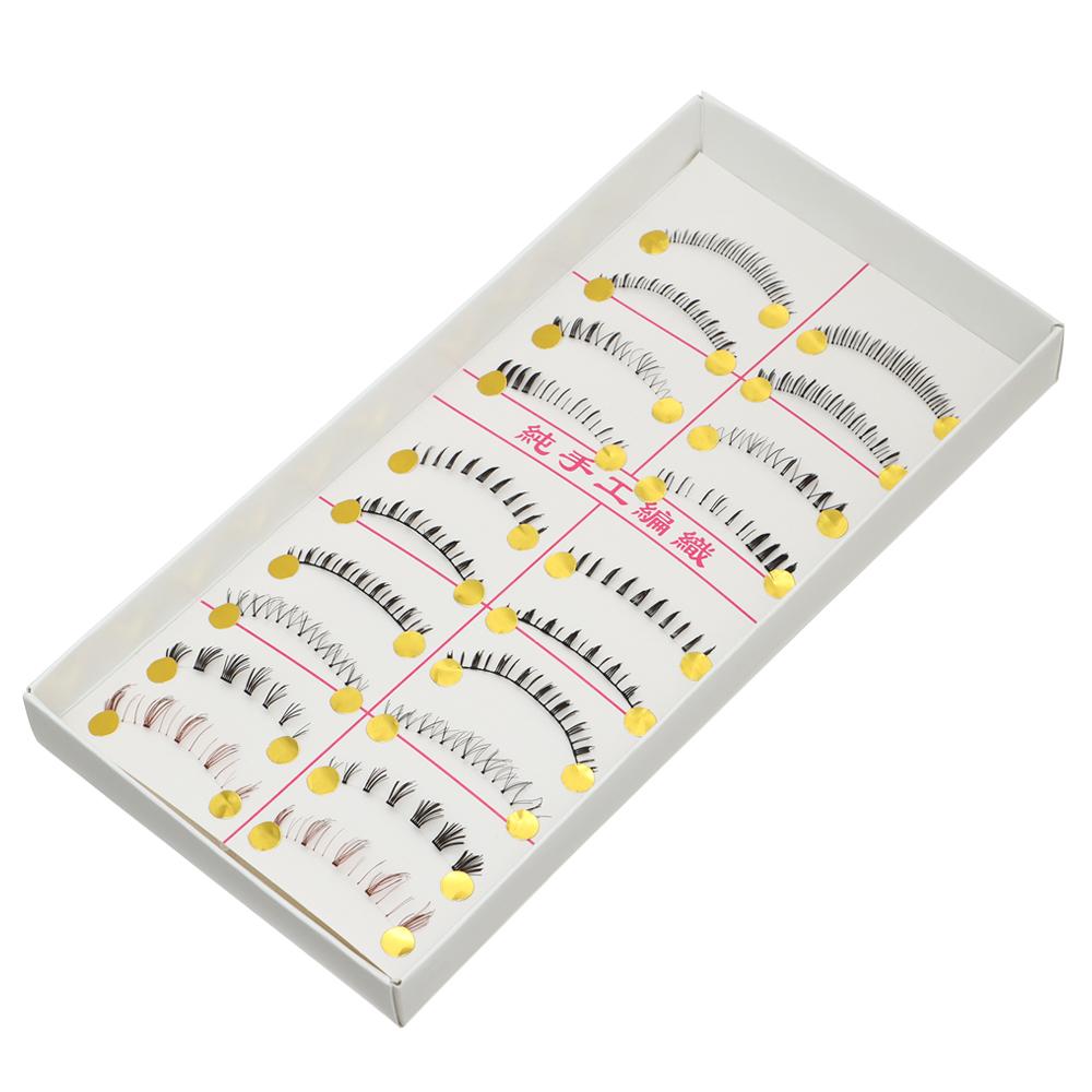 10 Pairs Hot Fake Natural Bottom Eye Lashes False Eyelashes Lower Handmade