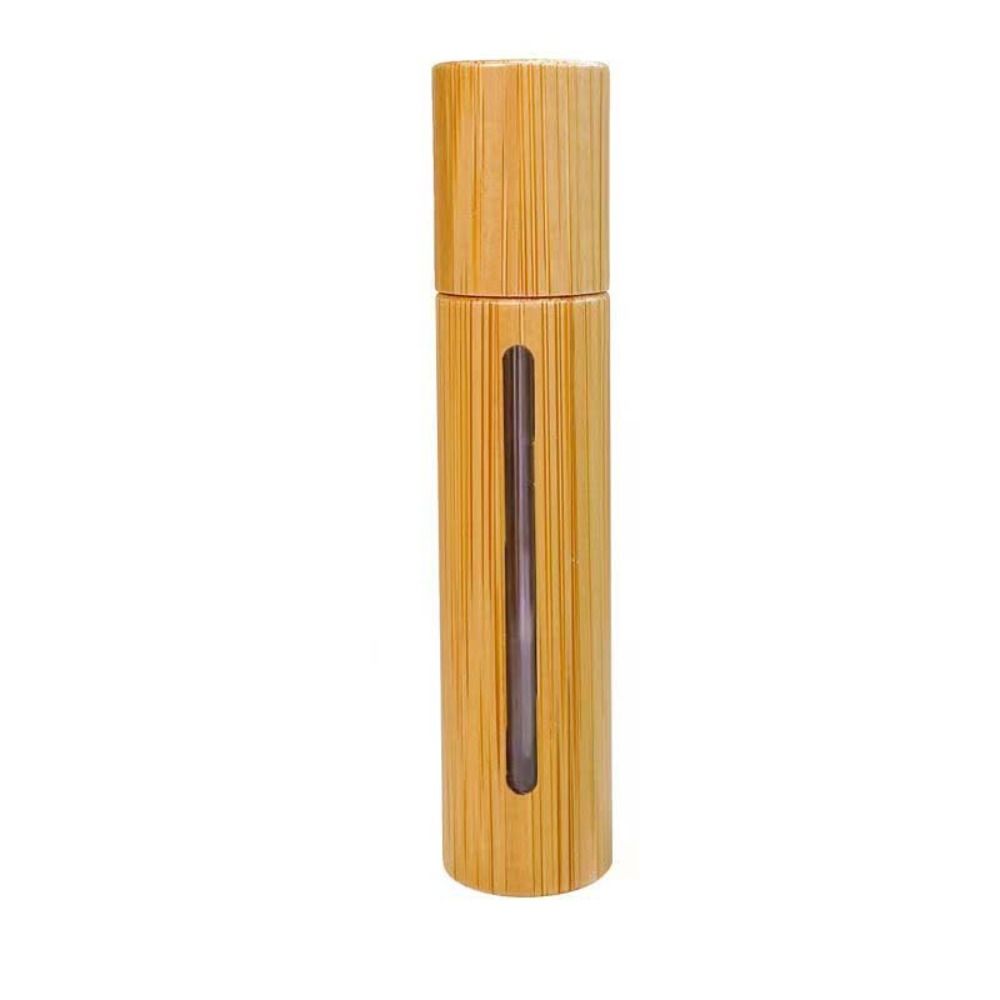 3/5/10ml Lip Oil Tubes Mini Spray Bottle Natural Bamboo Perfume Bottle  Perfume