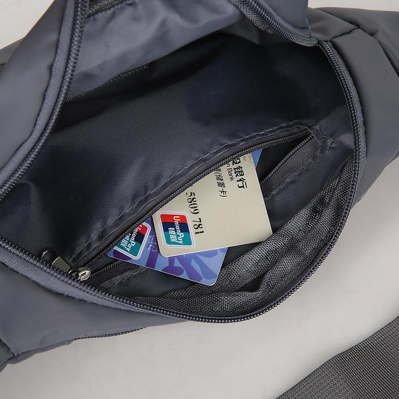 Men Nylon Fanny Waist Packs Unisex Fit Waistpack Mobile Sports Outdoor Running Anti Theft Ultra Thin Invisible Waist Bag