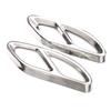 Top Quality For Mercedes Benz GLC A B C EClass W205 Coupe W213 W176 W246 2016-17 Car Accessory AMG Exhaust Cover Trim 304