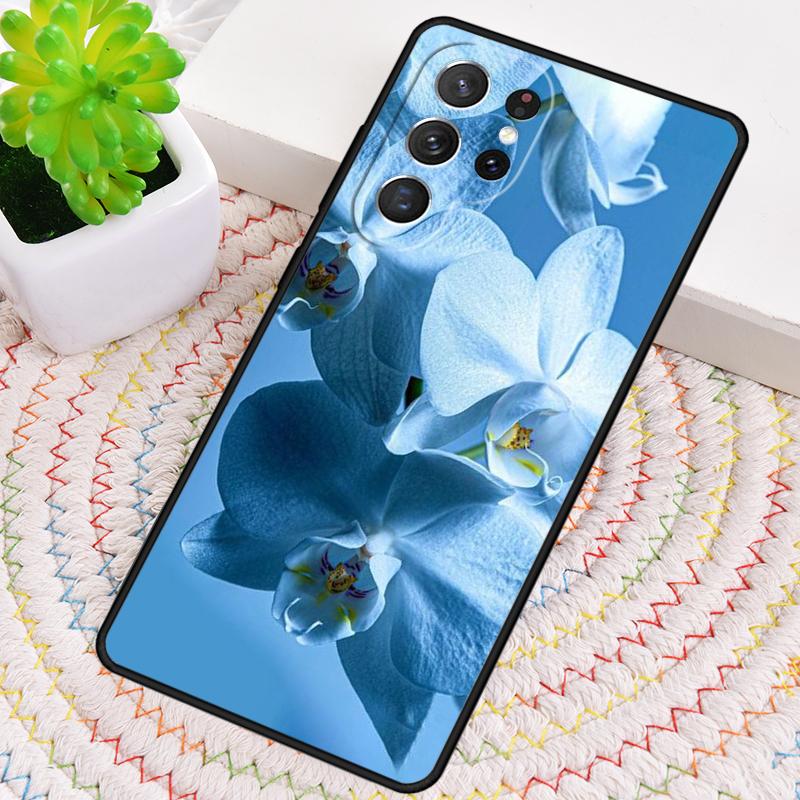 Цветы Орхидеи Цветной Силиконовый Чехол Для Телефона Для Samsung Galaxy note 10 pro S26 S25 S24 S23 S22 S21 Plus S25Ultra Capa Чехол
