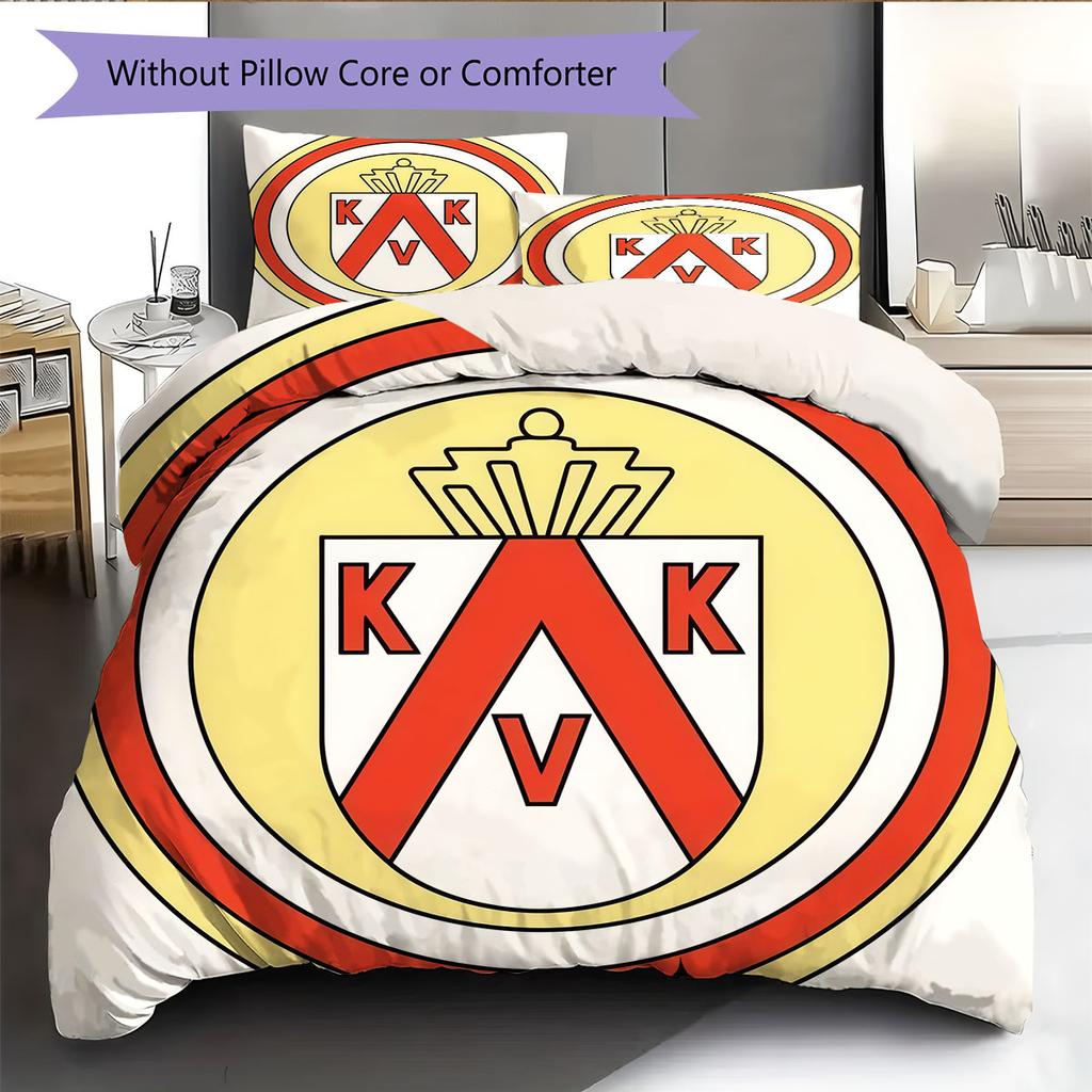 KV Kortrijk Bedding Quilt Set Quilt Cover Pillowcase Home Decoration Birthday Gift (1 * duvet cover + 2 * pillowcase, without core)