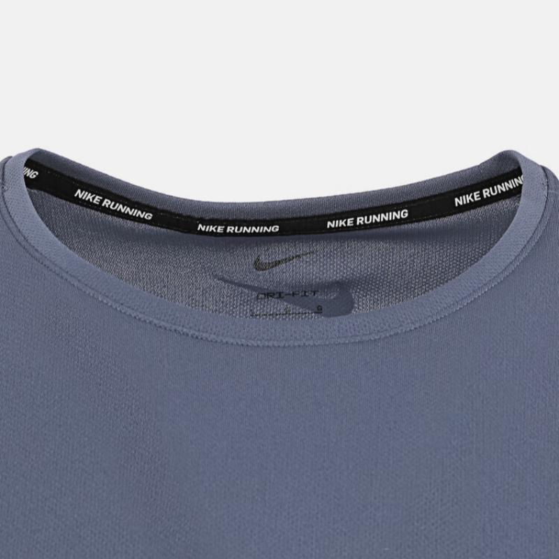 Nike Miler Df Uv Зимняя футболка с длинным рукавом и круглым вырезом для мужчин IM5967-491