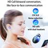 QUEED Беспроводные наушники 9D HIFI Bluetooth 5.0 CVC8.0 с зарядкой и шумоподавлением