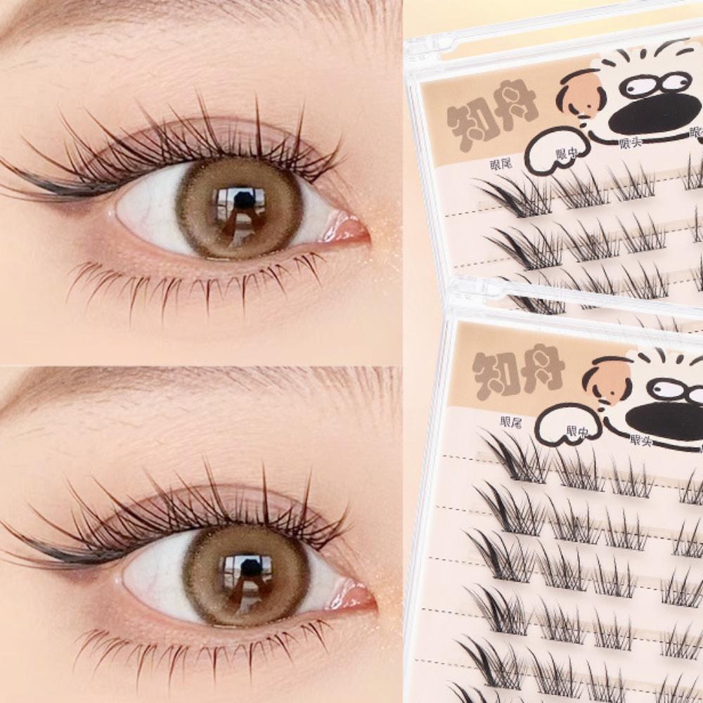 DIY Self-adhesive Lash Clusters Reusable False Eyelash Clusters Cute Adhesive False Eyelashes Lady