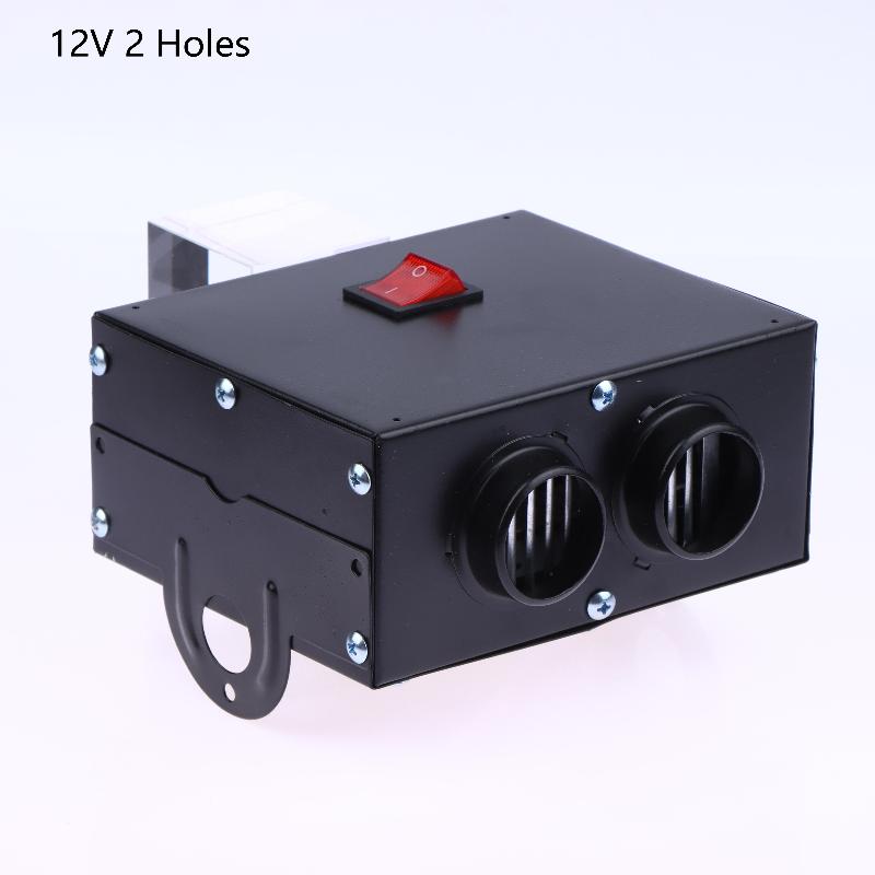 Car Heater 12V/24V 500W High Power Electric Heating Fan Portable Trucks Air Heater Winter Car Heater Defroster Kit