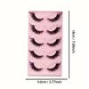 Makeup 5 Pairs Cat Eye Lashes Faux Eyelashes  Eye Elongated False Eyelashes