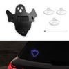 1pcs LED Solar Powered Halloween Ghost Shaped Windshield Colorful Neon Ambient Lights Rear Window Decoration Signal Lamp Neon Lights 4