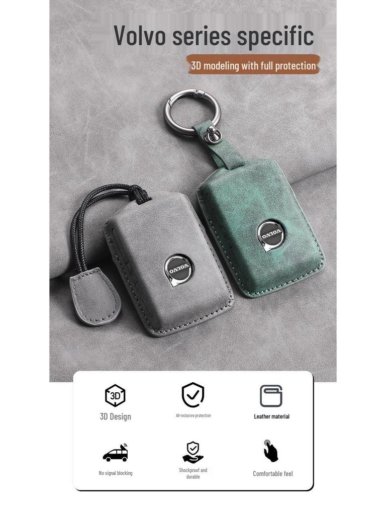 Чехол для ключа Volvo для моделей XC60, XC40, XC90, S60, S90, V60 и V90