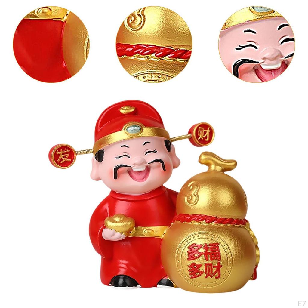 God Statue, , Collector's Item, Ideal Gift, Feng Shui Figurine, Desk Decoration for Parties,