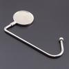 Non Slip Pad Hand Bag Portable Round Zinc Alloy Hanger Straight Mini Accessories Gift Table Convenient Purse Hook Holder
