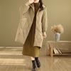 Autumn Spring Winter Cotton Padded Oversized Outerwears Women Casual Loose Jacket Coat