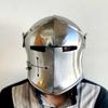 Barbuta 18g Steel   LARP Cosplay  Costume Medieval Knight   Visored Helmet  Best Gift