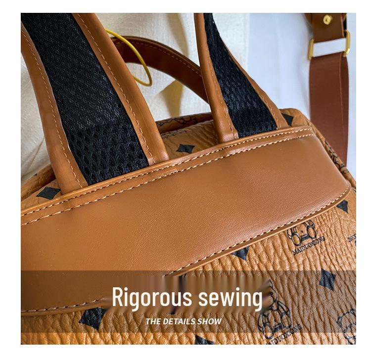 Трендовый милый рюкзак с медведем для женщин - Школьная и дорожная сумка большой вместимости