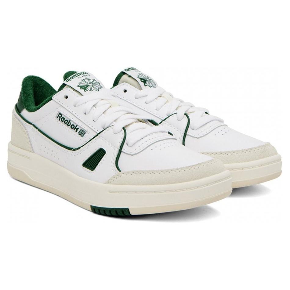 Reebok Lt Court Мужские Белый Мел Темно-Зеленый 100074275