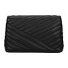 Tory Burch Kira Quilted Chain Leather Shoulder Bag Large Women shoulder bag Black Gold 58465-001