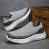 Autumn outdoor couple shoes new mesh breathable lightweight sports shoes flying weaving casual men