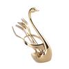 Tableware   Zinc Alloy Fruit Dessert Tasting Forks Spoon with   Base for Home Kitchen