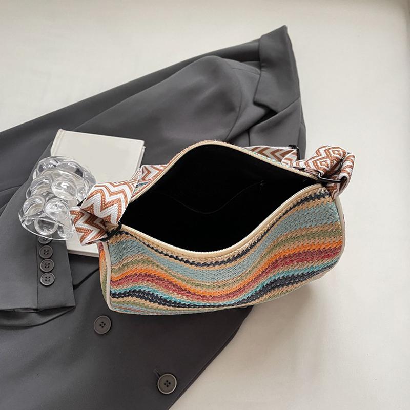 Повседневная женская плетеная легкая сумка через плечо для женщины, дизайнерская роскошная сумка под мышкой KTB