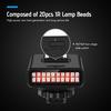 ORDRO LN-3 Studio IR LED Light USB Перезаряжаемый инфракрасный инфракрасный осветитель ночного видения для зеркальной фотокамеры