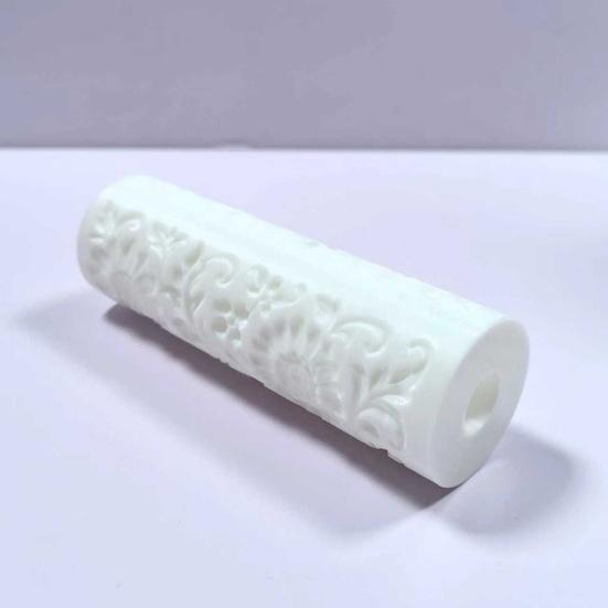 1/2 шт. Текстурный валик 3D-печать материал PLA гладкая отделка малярный валик узор цветочной лозы декоративный инструмент для рисования