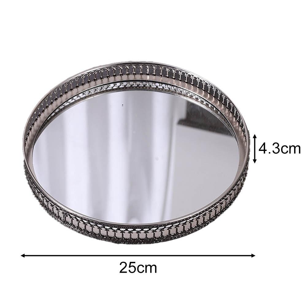 Кафе Ресторан Домашний Свет Роскошный Зеркальный Металлический Поднос