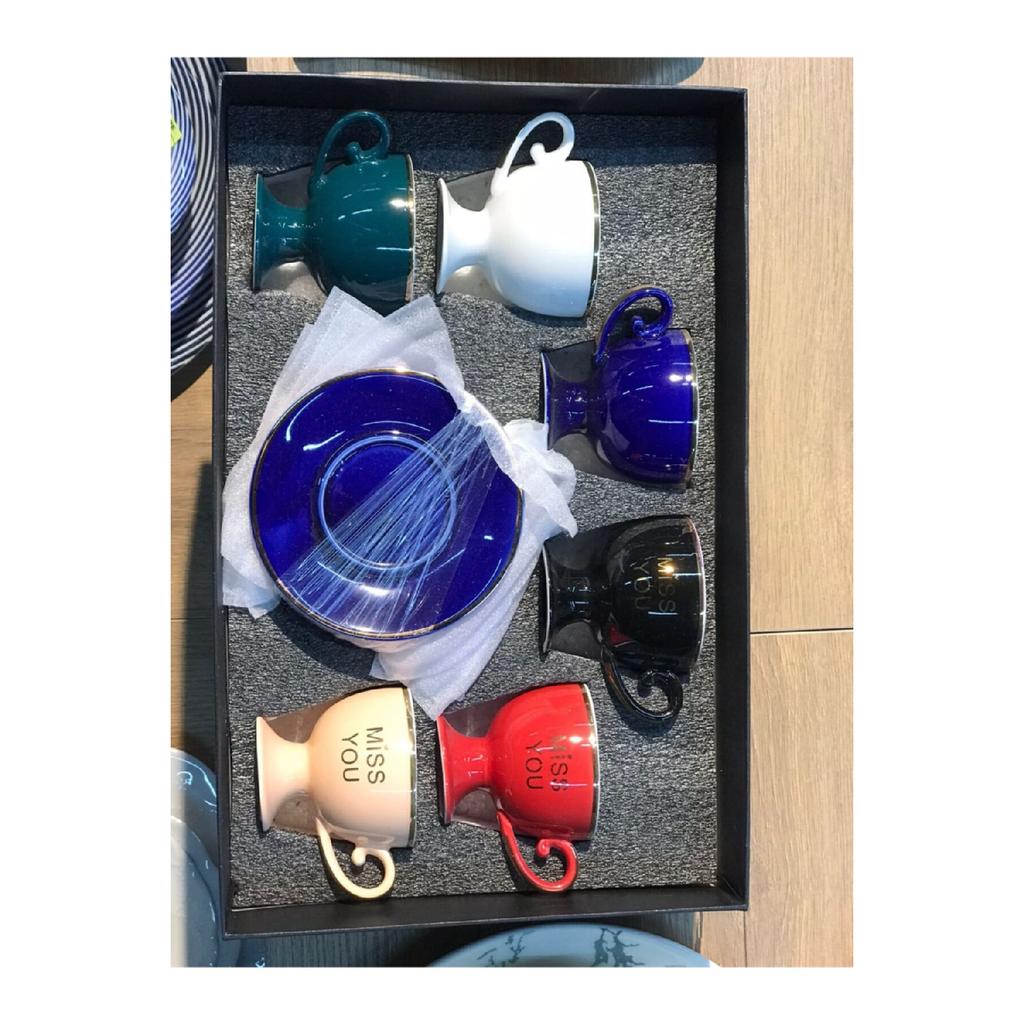 Pak Home Набор из 6 роскошных кофейных чашек