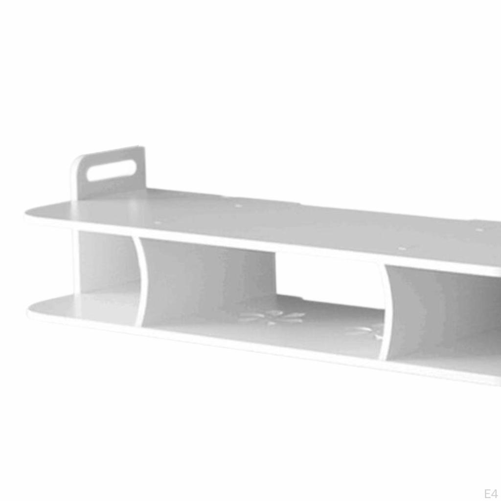 Router Storage Box Organizer Rack Multifunctional Wall Mounted Shelf Holder Stand for Office