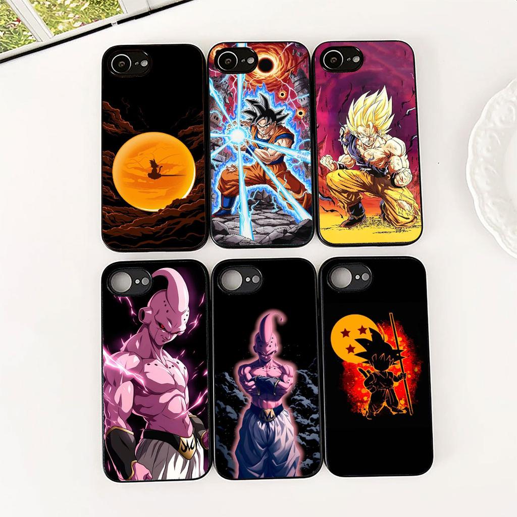 Чехол для Apple iPhone 17 16 14 15 Plus Pro Max 16E ProMax + 15Plus 15+ 16+ Чехол для телефона Majin Buu Драконы Шары Гого Ку Супер
