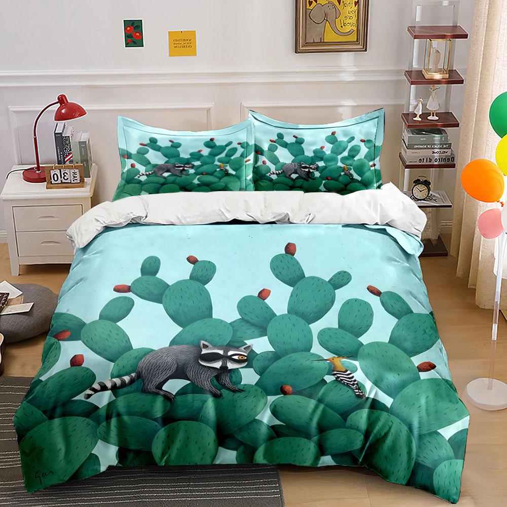 "Whimsical desert harmony." Bedding sets Duvet covers Pillowcases(1* Duvet Cover 2* Pillowcases without duvet insert)